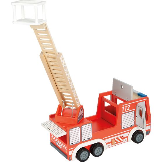 small foot Holz-Feuerwehrauto