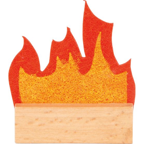 small foot Holz-Feuerwehrauto
