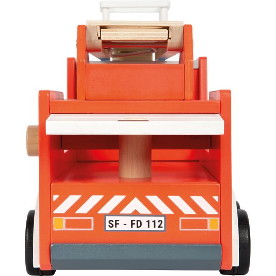 small foot Holz-Feuerwehrauto