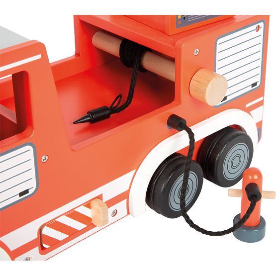 small foot Holz-Feuerwehrauto
