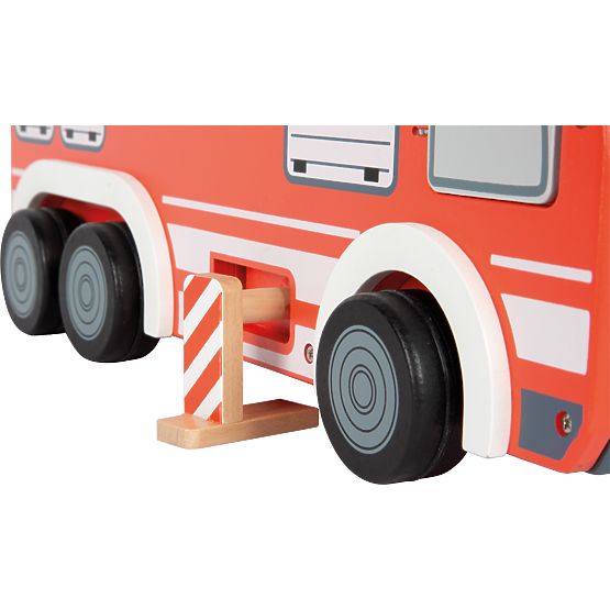 small foot Holz-Feuerwehrauto