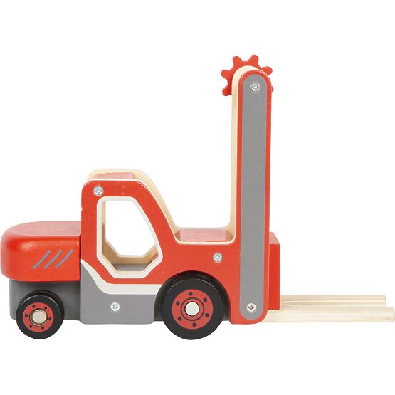 small foot Holz-Gabelstapler mit Palette