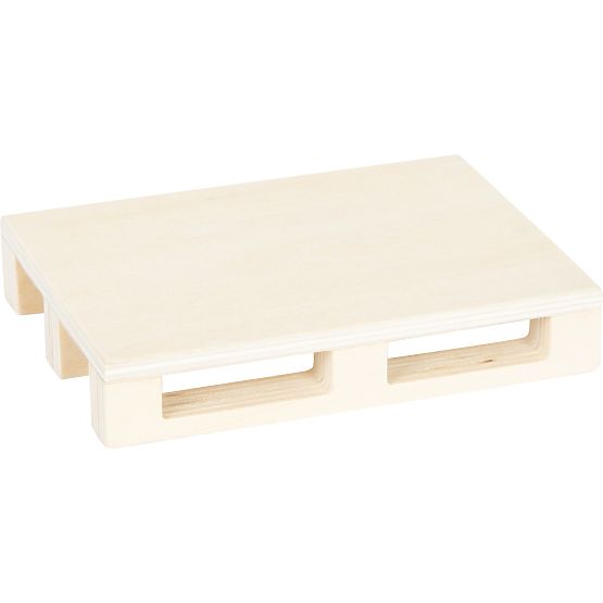 small foot Holz-Gabelstapler mit Palette
