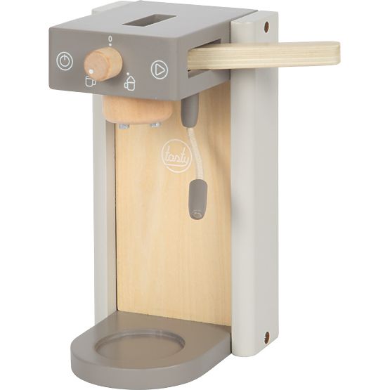 small foot Holz-Kaffeemaschine mit Zubehör Tasty grau