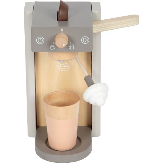 small foot Holz-Kaffeemaschine mit Zubehör Tasty grau