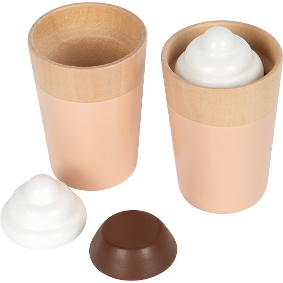 small foot Holz-Kaffeemaschine mit Zubehör Tasty grau