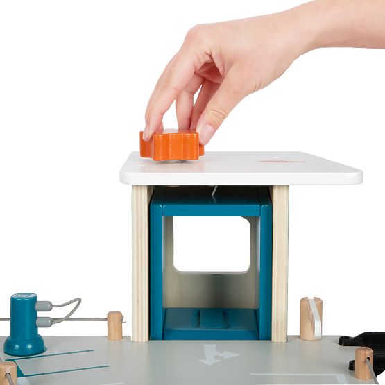 small foot Holz-Rennparkhaus