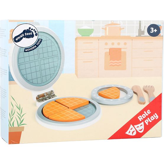 small foot Holz-Waffeleisen mit Zubehör