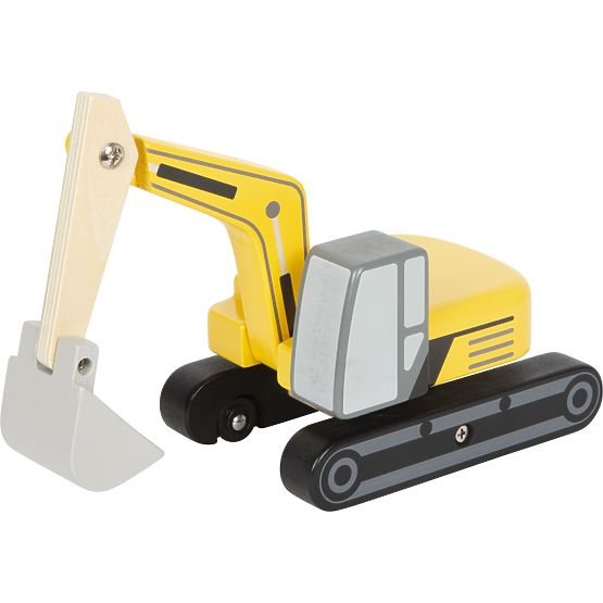 small foot Holzbagger mit Kettenantrieb