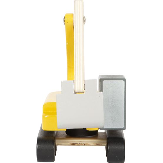 small foot Holzbagger mit Kettenantrieb