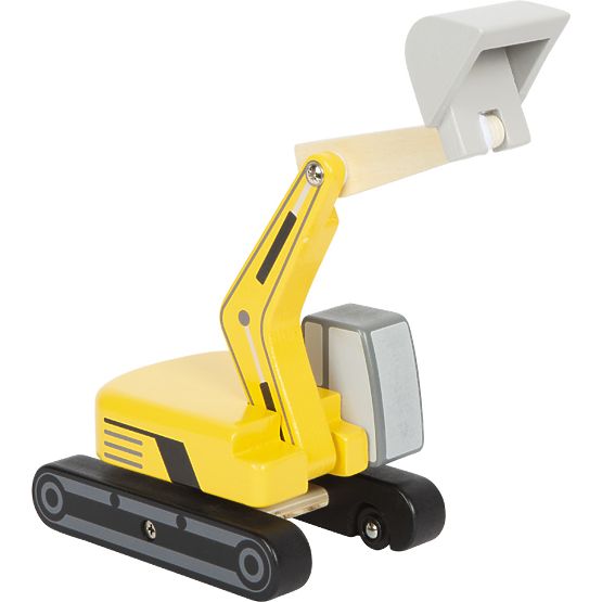 small foot Holzbagger mit Kettenantrieb
