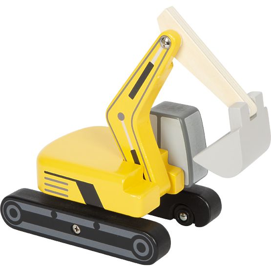 small foot Holzbagger mit Kettenantrieb