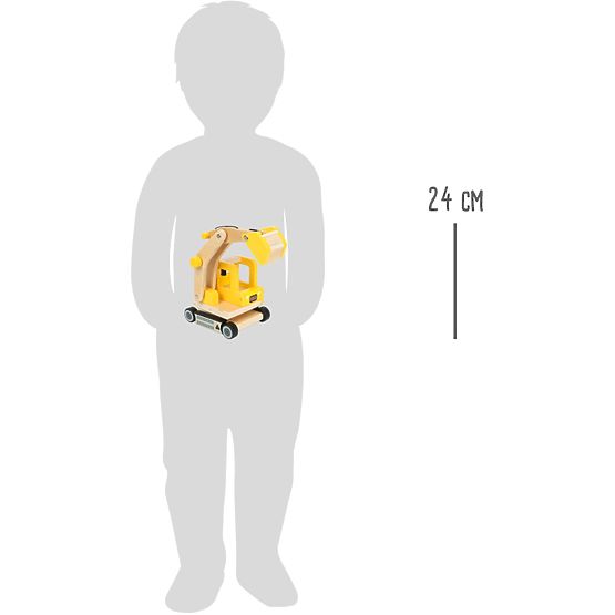 small foot Holzbagger mit Schaufel