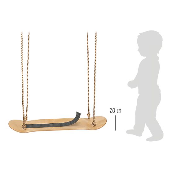 small foot Holzschaukel Skateboard