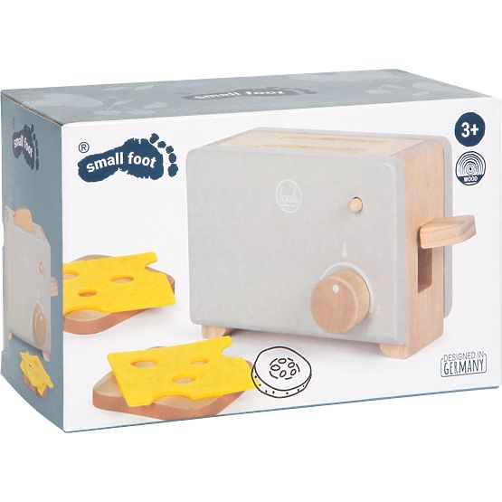 small foot Holztoaster Tasty grau