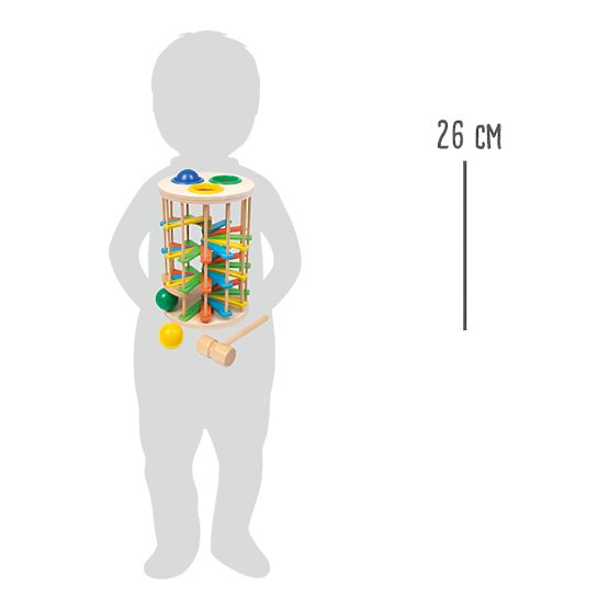 small foot Klopfspiel Turm mit großen Kugeln