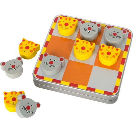 small foot Magnetisches Tic-Tac-Toe Katze und Maus