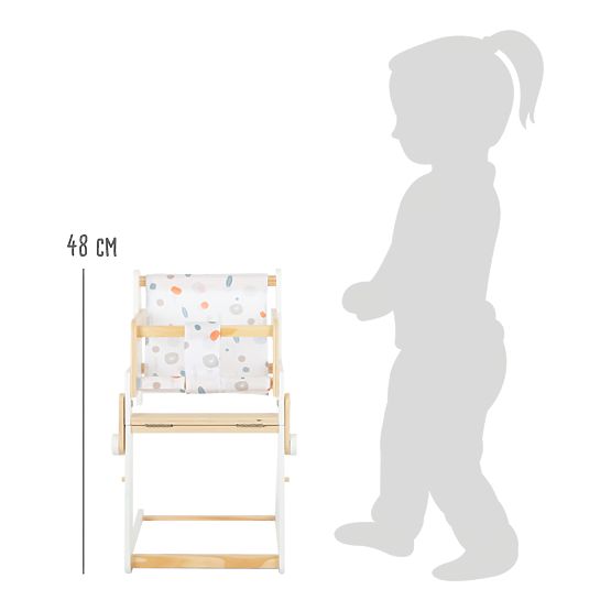 small foot Multifunktionaler Puppenstuhl Little Button