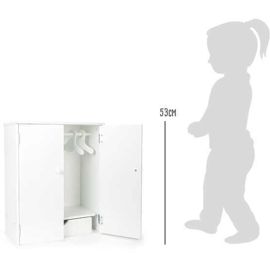 small foot Puppenkleiderschrank weiß