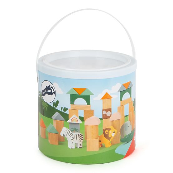 Small Foot Safari Holzbausteine 50 Stk