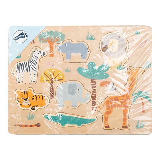 Small Foot Insert Holzpuzzle Safari