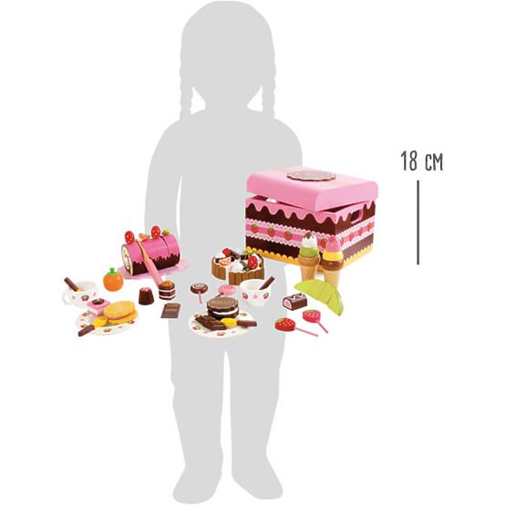 Small Foot Schachtel mit Süßigkeiten aus Holz