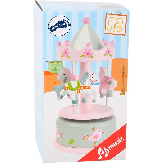 small foot Spieluhr Karussell mit Pferdchen rosa