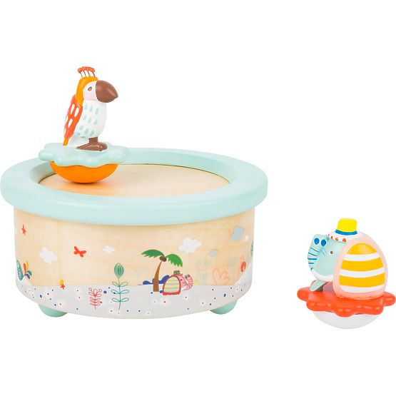 small foot Spieluhr mit Elefant und Papagei