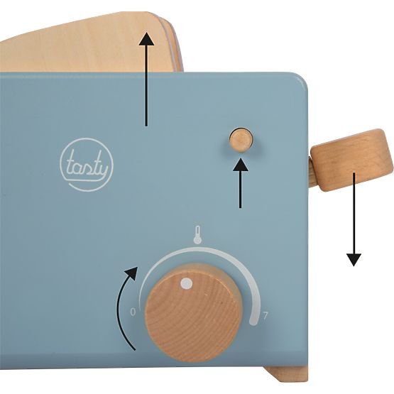 small foot Toaster mit Zubehör Tasty