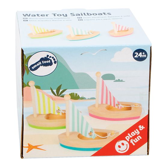 small foot Wasserspielzeug Segelboot 3 Stk.
