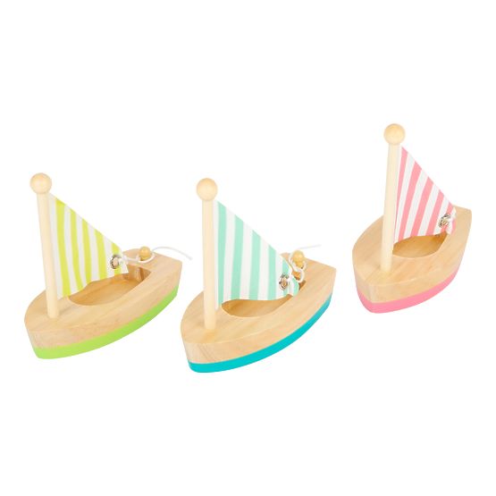 small foot Wasserspielzeug Segelboot 3 Stk.