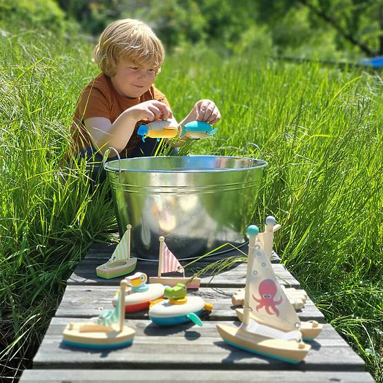 small foot Wasserspielzeug Segelboot 3 Stk.