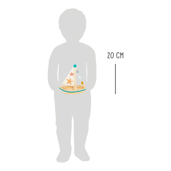 small foot Wasserspielzeug Segelboot Seestern