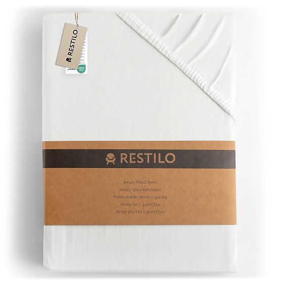 Spannbettlaken AMBER Farbe Weiß klassischer Stil Material Jersey 220-240x220 DecoKing