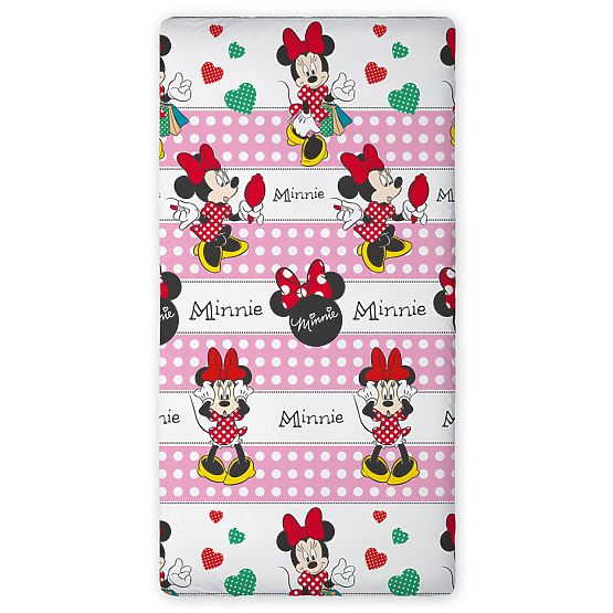 Spannbetttuch Minnie Mouse 90x200