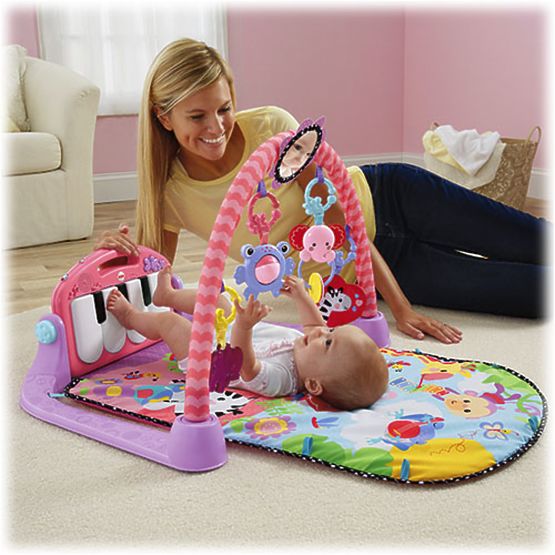 Spieldecke Fischer Price Piano Pink