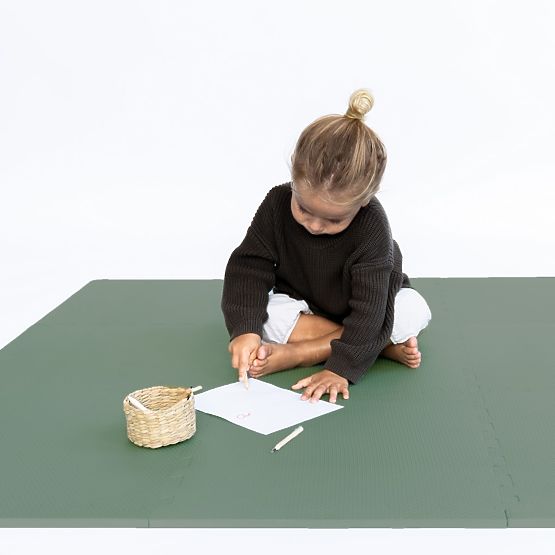 Spielmatte TODDLEKIND 130 x 130 cm - Moos