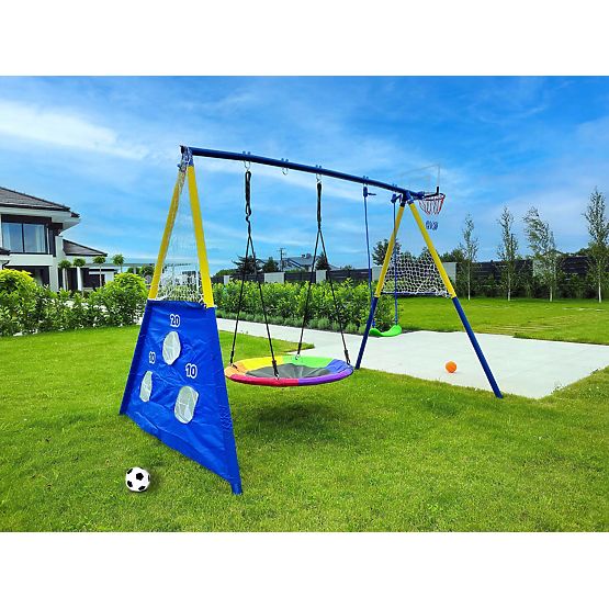 Spielplatz AMICO 2 Schaukeln Korb für Spiel