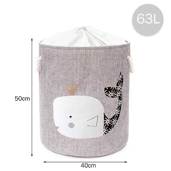 Spielzeugkorb XL - Wal