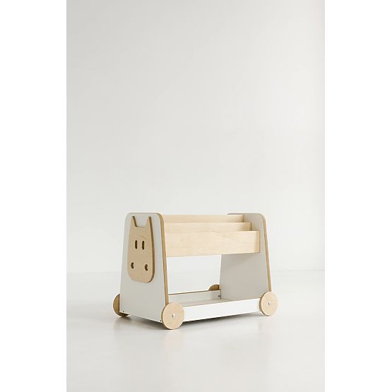 Spielzeugregal mit Rollen