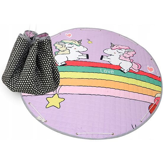 Spielzeugsack und Unterlage - 2in1 - EINHORN