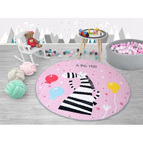 Spielzeugsack und Unterlage - 2in1 - ZEBRA