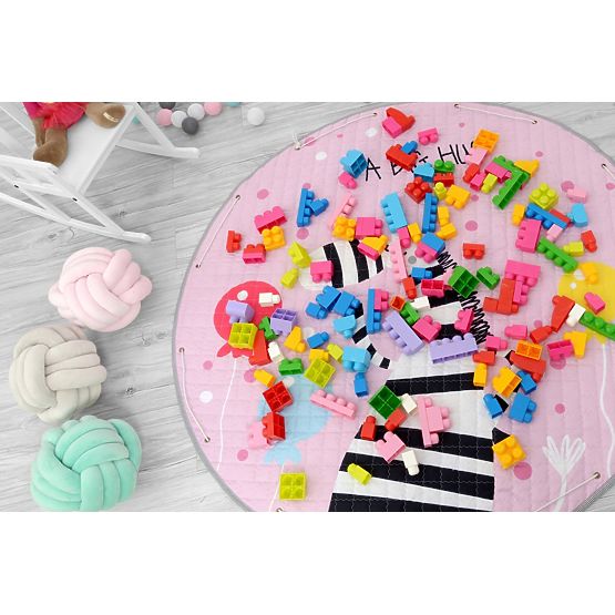 Spielzeugsack und Unterlage - 2in1 - ZEBRA