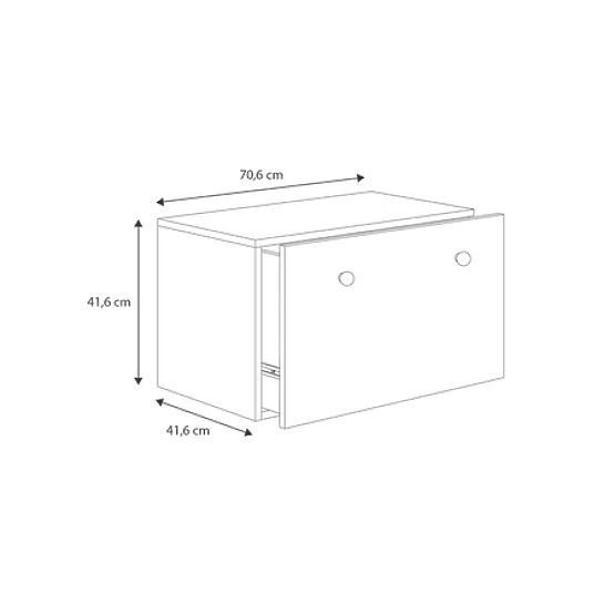 Spielzeugtruhe Inga - Griff Ball