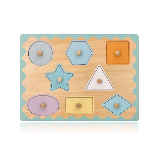 Steckpuzzle mit Griffen Formen
