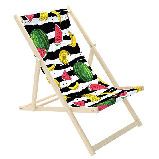 Strandkorb Melonen und Bananen