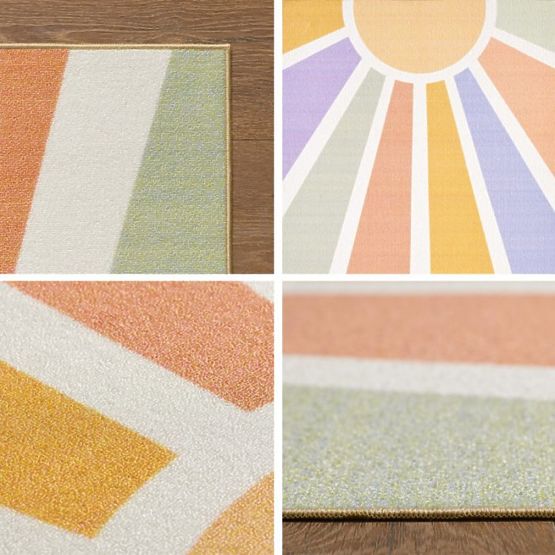 Stück Kinderteppich Play - Rainbow Sunshine