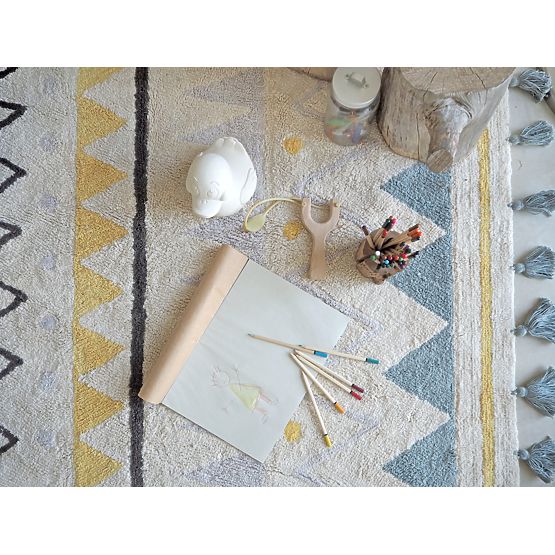 Teppich Azteca Natural 120x160 - Lorena-Kanäle