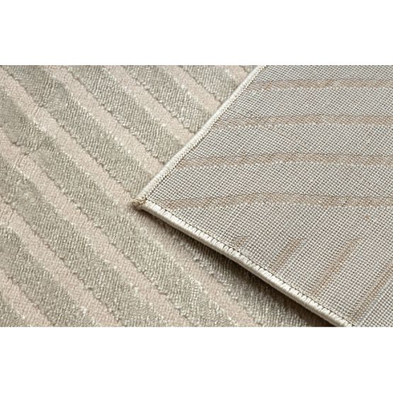 Teppich BALANCE 1503 taupe - Geometrisch, strukturell, glamourös