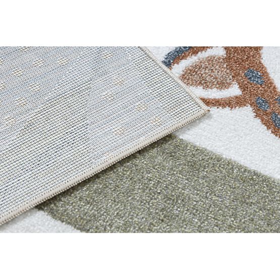 Teppich BONO 8426 Jungle, wilde Tiere creme / dunkelgold